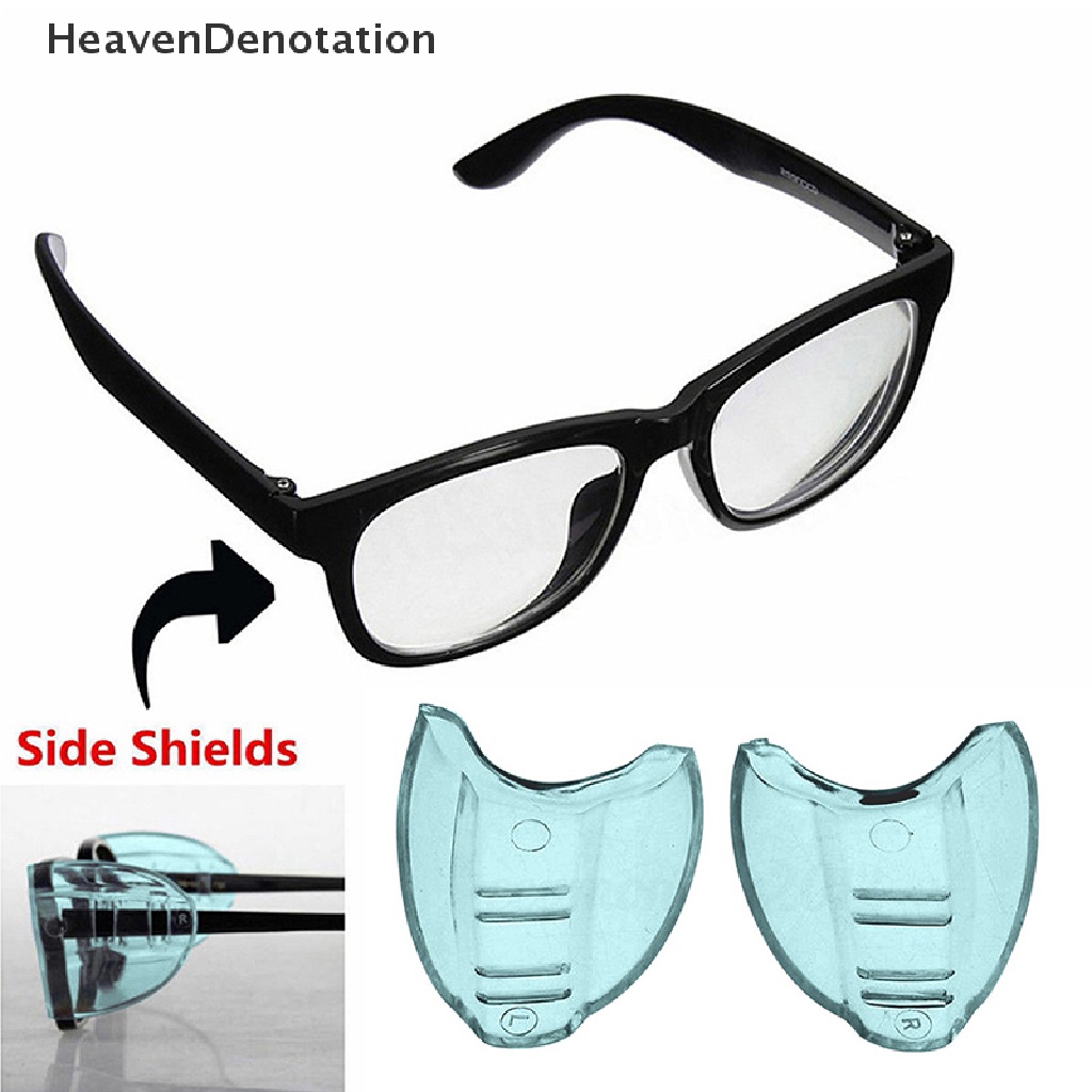 [HeavenDenotation] Pelindung Samping Untuk Kaca Mata Slip-On Safety Glasses Flexible Shield Universal HDV