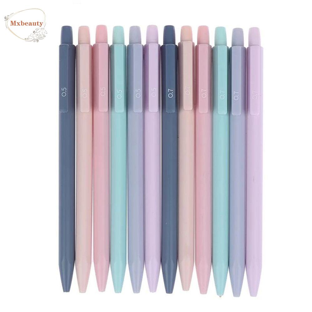 Mxbeauty Pensil Mekanik Kantor Perlengkapan Sekolah Koreksi Postur Batang Segitiga 0.5mm 0.7mm Pensil Otomatis