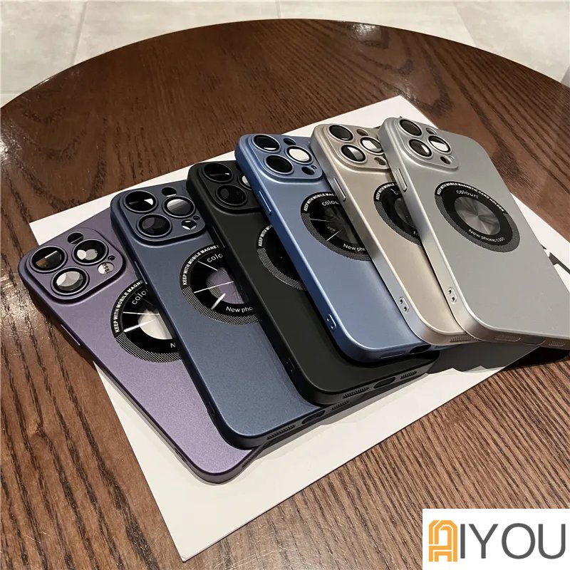 IPHONE Hard case anti-fingerprint matte Ultra-Tipis Dengan Pelindung Lensa Dengan Debu mesh Silikon case Kompatibel Dengan Iphone 14 12 13 11 Pro Max