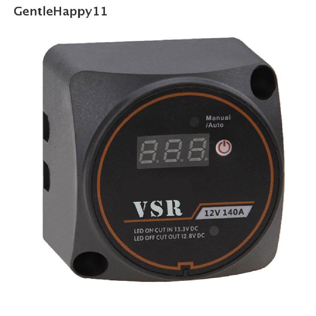 Gentlehappy Digital Display Voltage Sensitive Split Charge Relay VSR 12V 140A Untuk Kemping Mobil RV Yacht Steamer Smart Dual Isolator id