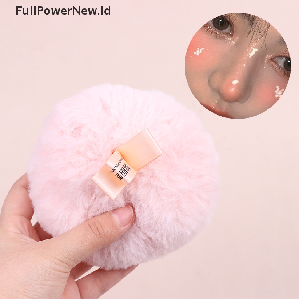 Power 1Pc Alas Bedak Makeup Besar Puff Bulat Loose Powder Puff Alat Kosmetik ID