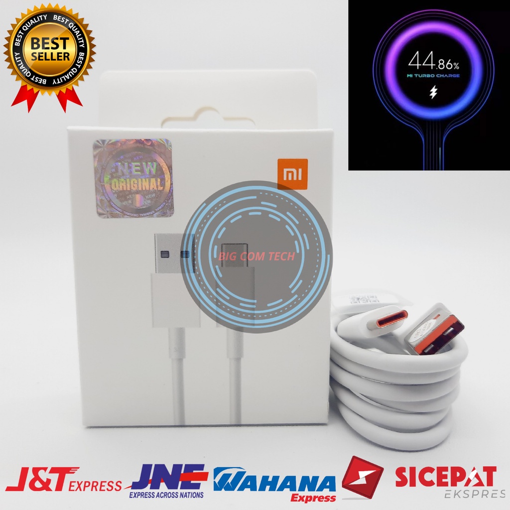 Fef viral pen gel tinta Kabel Data Xiaomi Poco X3 NFC / Poco X3 Pro / Poco F3 / Poco F2 Pro / Redmi Note 9 Pro / Note 10 Pro / Note 10S / Note 11 / Poco M2 Pro / Poco X2 / Mi 10T Pro / Mi 11 Lite / Mi Note 10 Pro Usb Type-C Mi Turbo Charge 33 Watt Origina