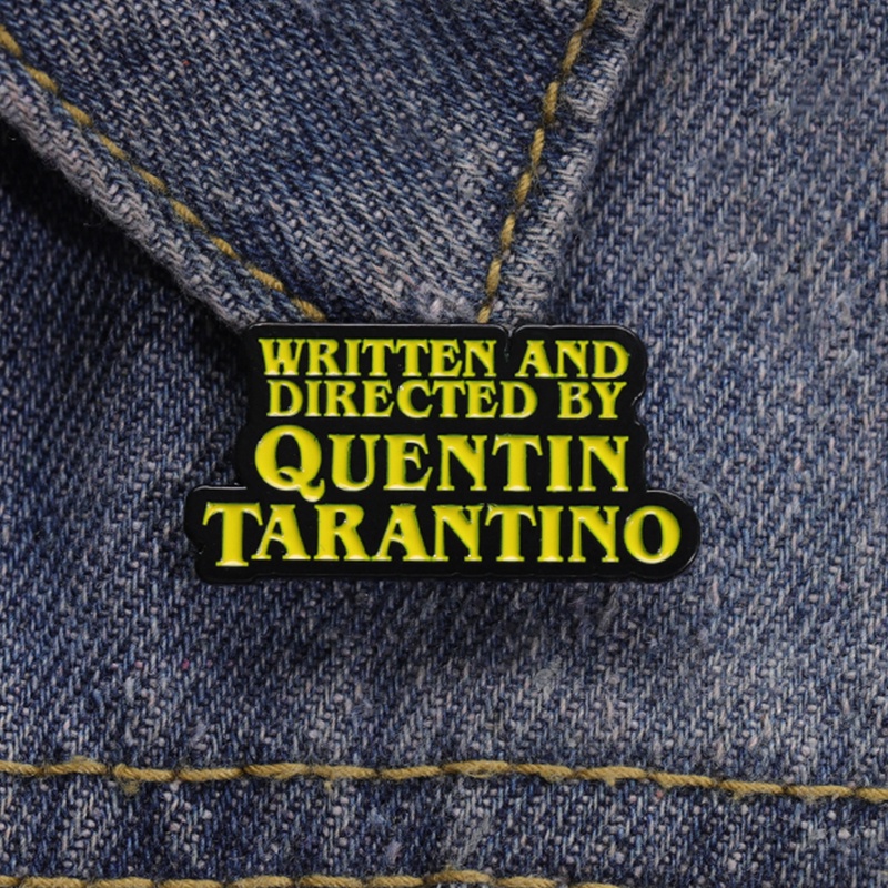 Bioskop Peripherals Writer Dan Sutradara Quentin Tarantino Badge Movie Kill Bill Fan Bros Hadiah Untuk Teman Kostum Aksesoris