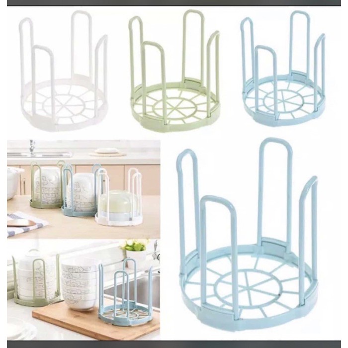 Rak Susun Mangkok & Piring - RS Rak Susun