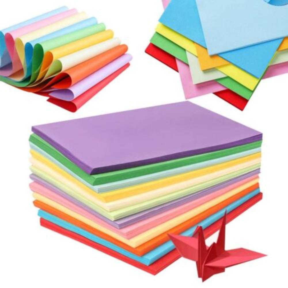 Chookyy 100Pcs Kertas Copy A4 Serbaguna Berwarna Printing Anak Handmade Craft And Printing Paper