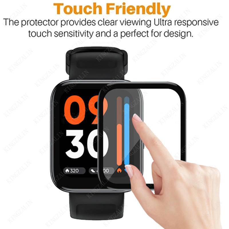 1-3 Pcs Pelindung Layar Penuh Untuk Realme Watch Band 2t1 3 Pro Smart Band Film Pelindung Bukan Tempered Glass Untuk Realme Square Cicular