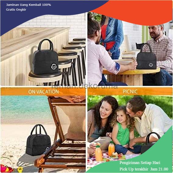 TD - RTG Ningbo Tas Bekal Makan Portable Insulation Hot &amp; Cold Lunch Bag - EI23