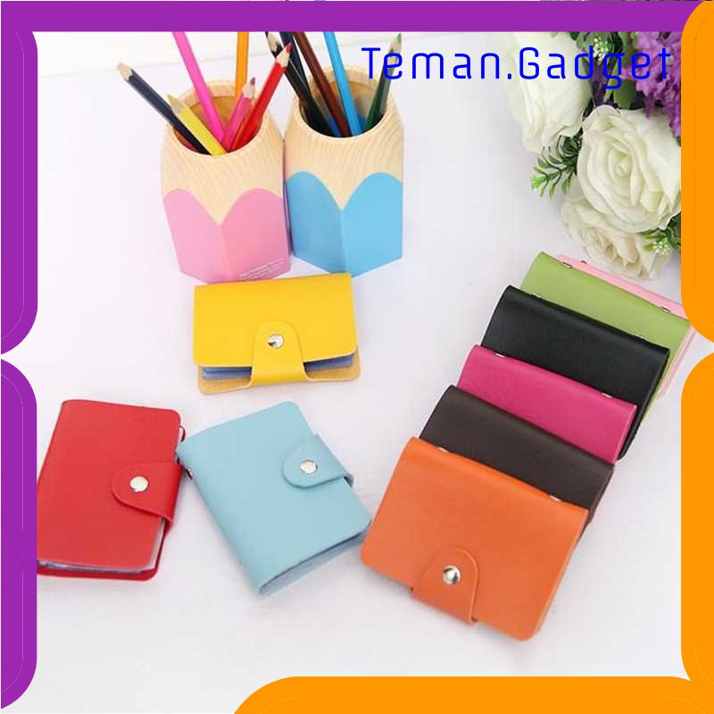 TG - ATK Dompet Kartu 24 Slot Bahan Kulit - C170