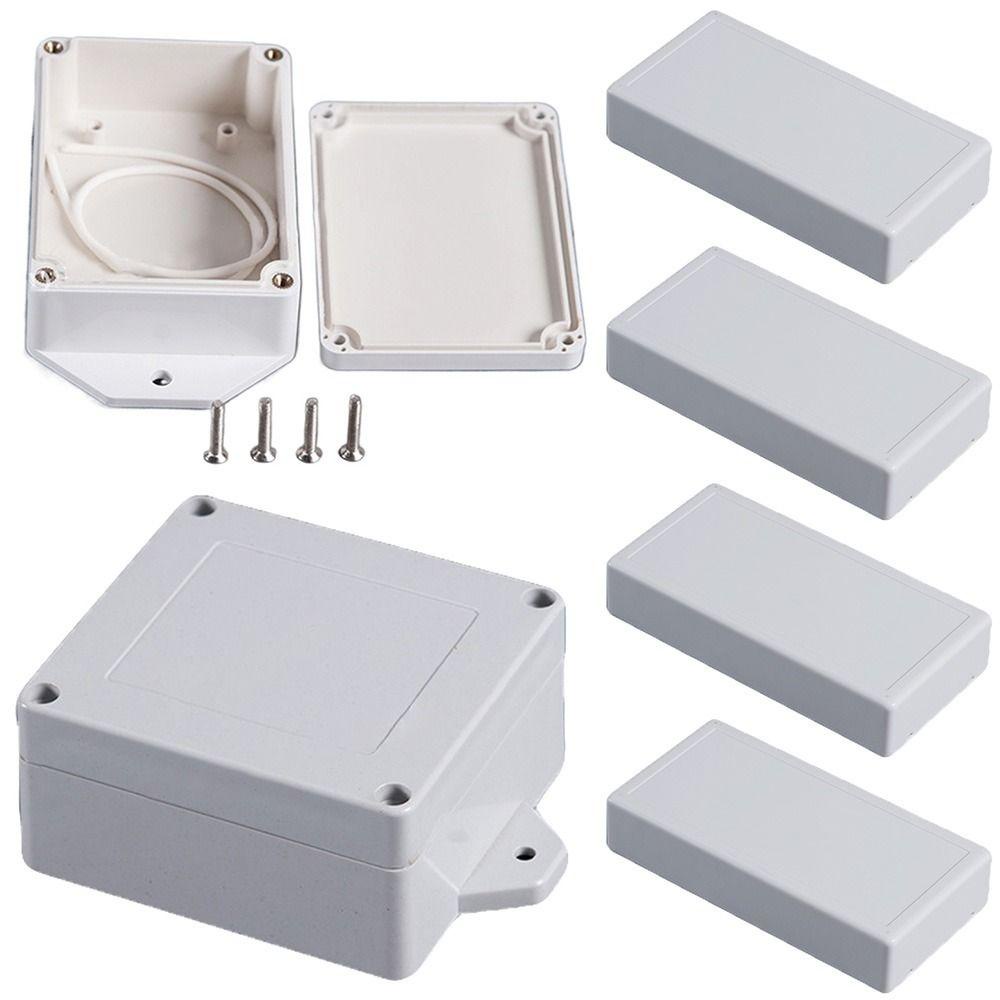 Populer Kotak Proyek Elektronik Kotak Kandang Hitam Putih ABS Plastik Instrumen Case