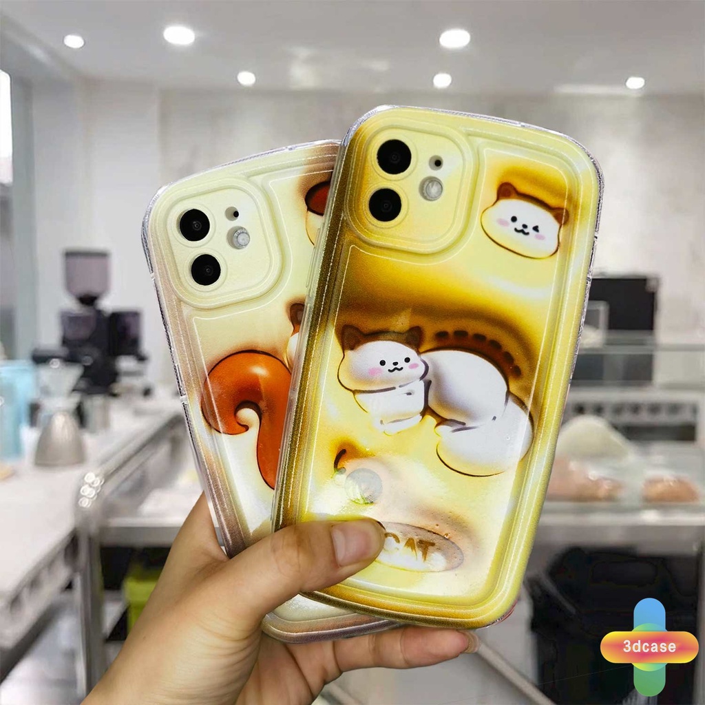 Casing Samsung A22 A52 A13 A14 A32 A12 A03 A04 A04S A03S A23 A50 A02S A20 A50S A30S A52S A30 M12 M22 M32 A125 A13 Lie A14 LTE A037F F12 M04 M10S M02S A025 A205 A305 F02S Y22S Y20I Y12S Y17 Y15 Cartoon  Squirrel Camera Lens Protection Soap Case