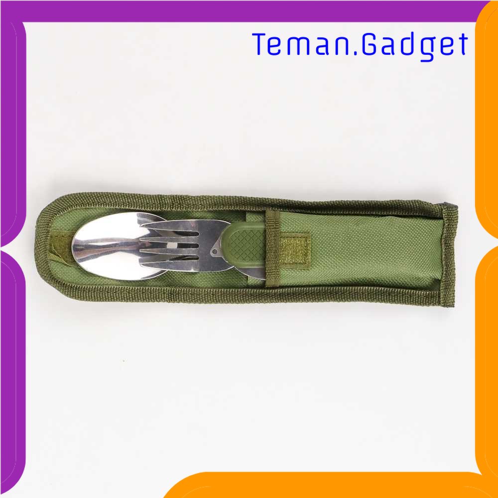 TG - DPR SunnyOutdoor Sendok Garpu Pisau Lipat Multitool Stainless Steel - SV4