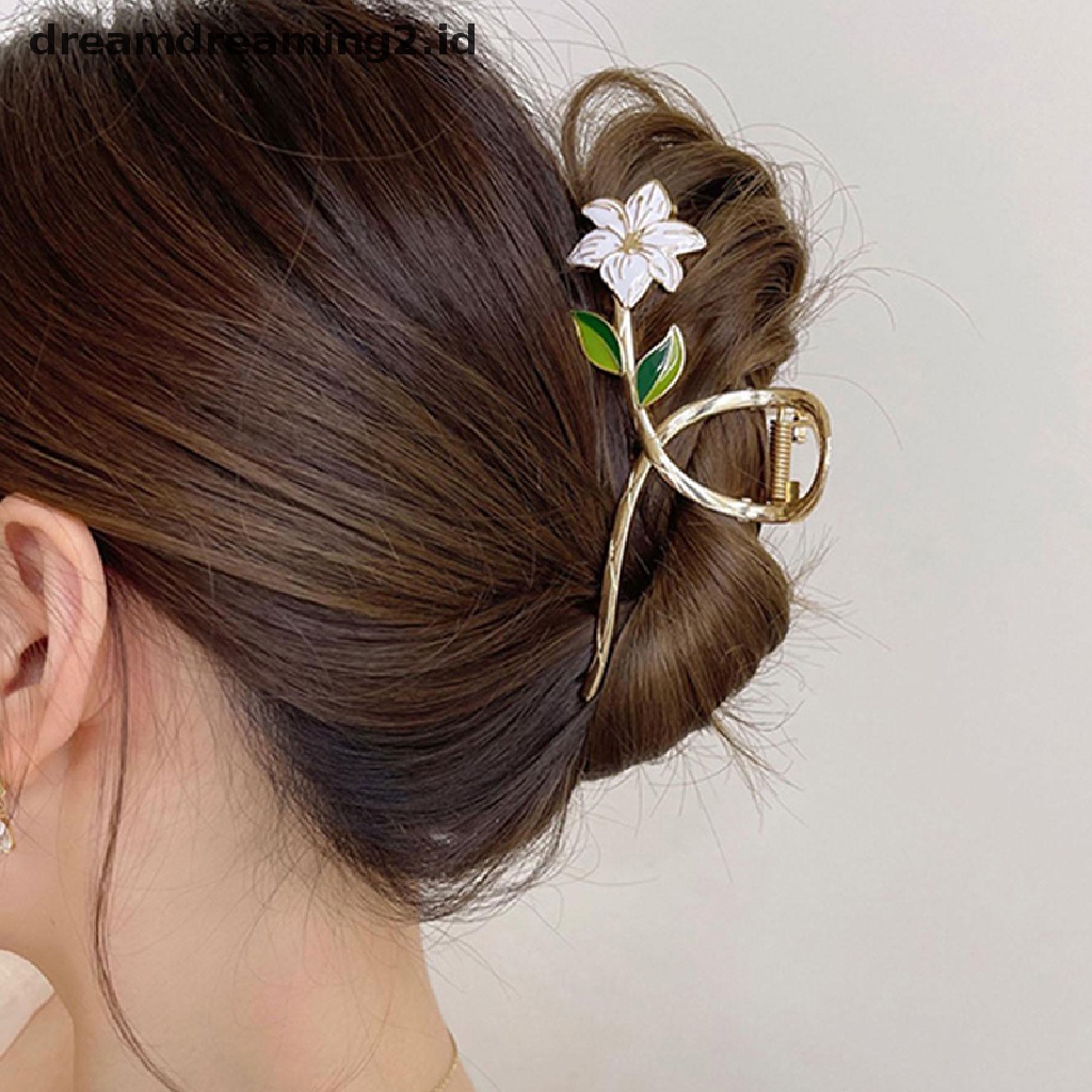 (dream) Lily Jepit Rambut Hair Claw Barrette Crab Hair Pin Hiasan Kepala Aksesoris Rambut//