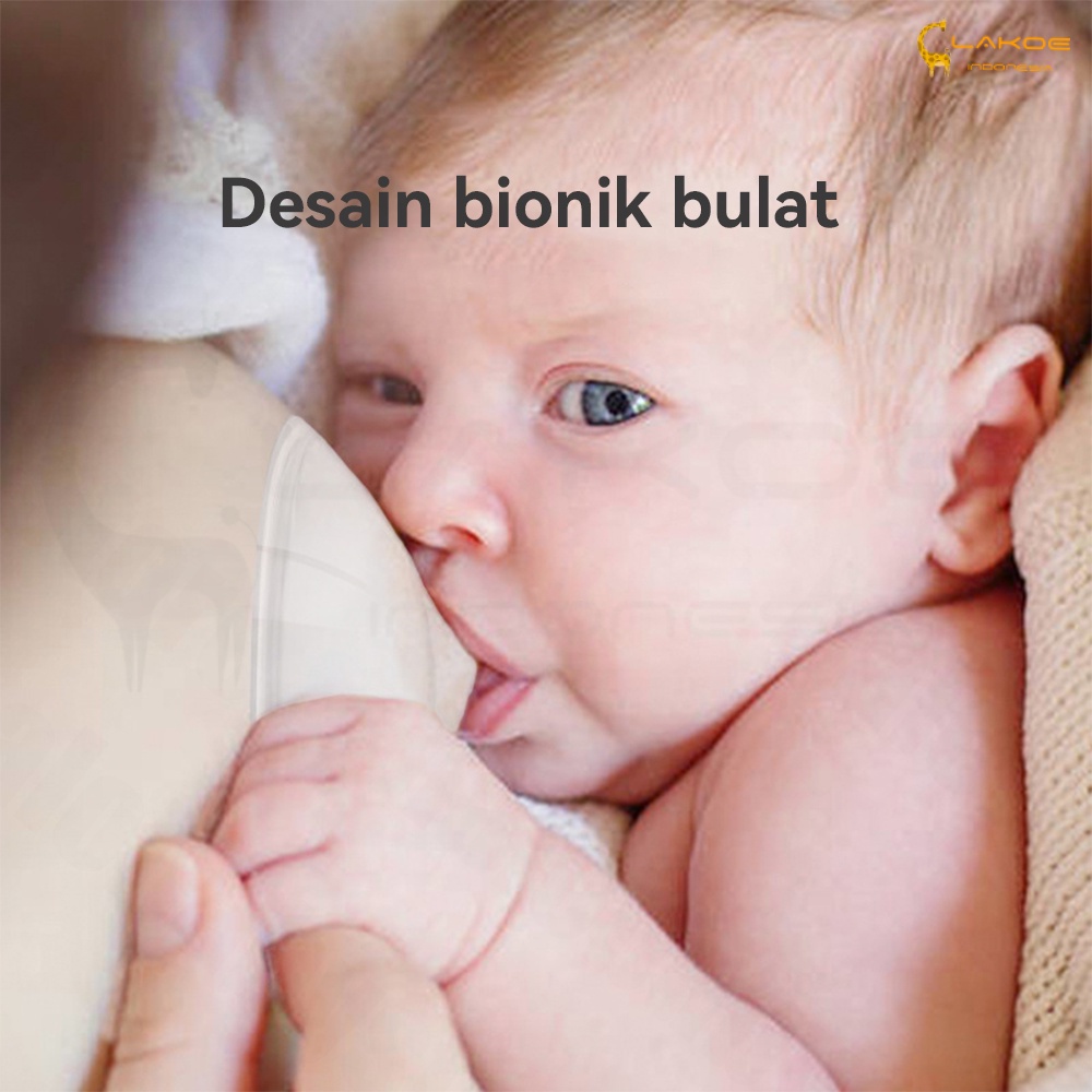 Lakoe Pelindung Puting Susu Ibu / Nipple Shield BPA FREE Natural Fit/Pelindung untuk Puting/Nipple cover