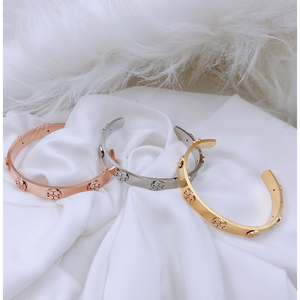 GROSIR Gelang bangle TR titanium stainless steel 316L import berkualitas anti karat bisa bayar di tempat COD
