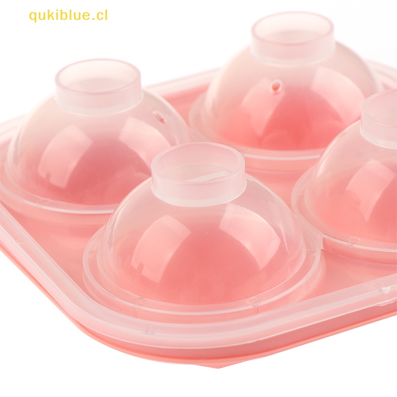 Qukiblue 1Pc 4kisi Rose Ice Cube Tray Dengan Tutup Ice Ball Cetakan Ice Maker DIY Kotak Es cl