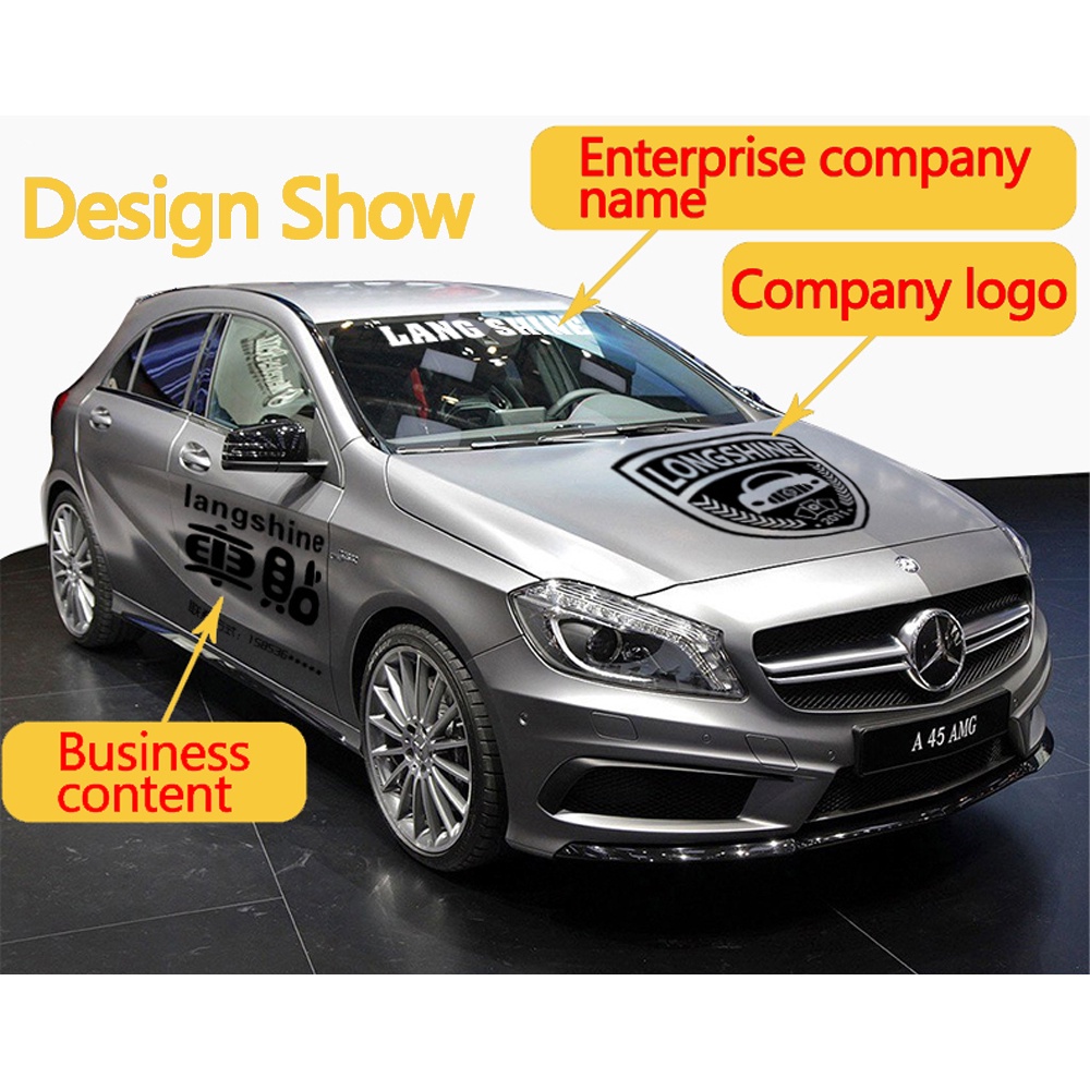 Sanmeistore Stiker Disesuaikan DIY Stiker Mobil/Motor/Iklan Logo Klub Mobil Disesuaikan