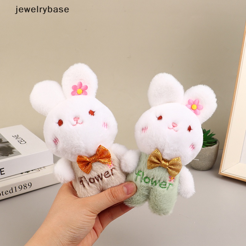 [jewelrybase] 1 Pc 15 cm Kelinci Lucu Mainan Mewah Kartun Bunny Gantungan Kunci Boneka Lembut Liontin Ransel Dekorasi Anak Hadiah Butik