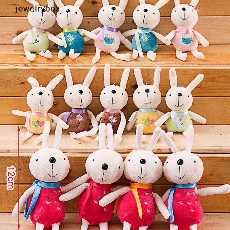 [jewelrybox] 1pc Lucu Lembut Kelinci Boneka Plush Animal Bunny Mainan Untuk Bayi Perempuan Anak Hadiah Boneka Butik