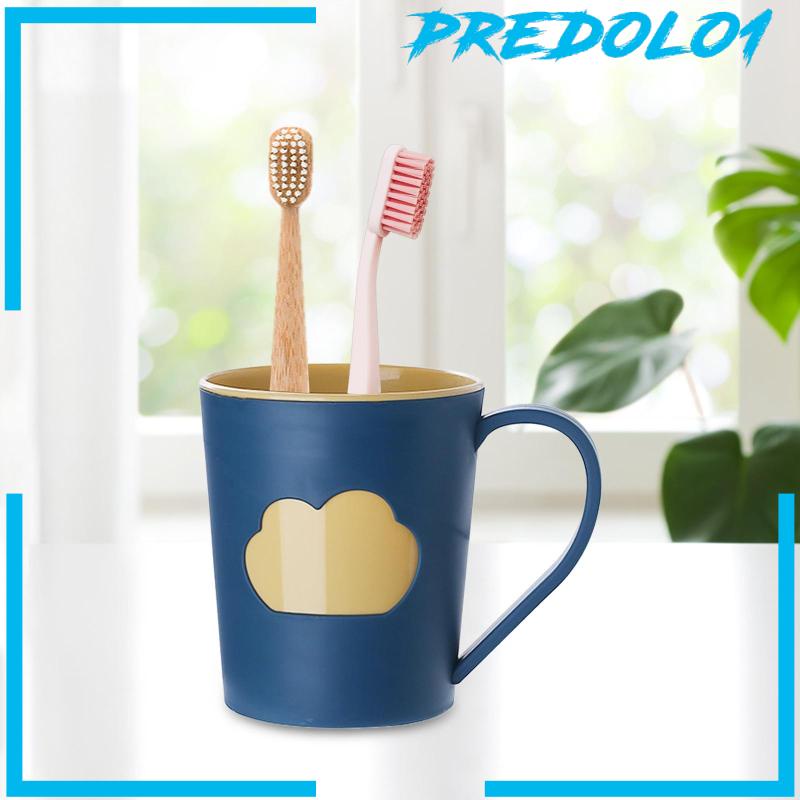 [Predolo1] Gelas Sikat Gigi 400ml Non Slip Tumbler Kamar Mandi Sederhana Untuk Hadiah Anak Balita