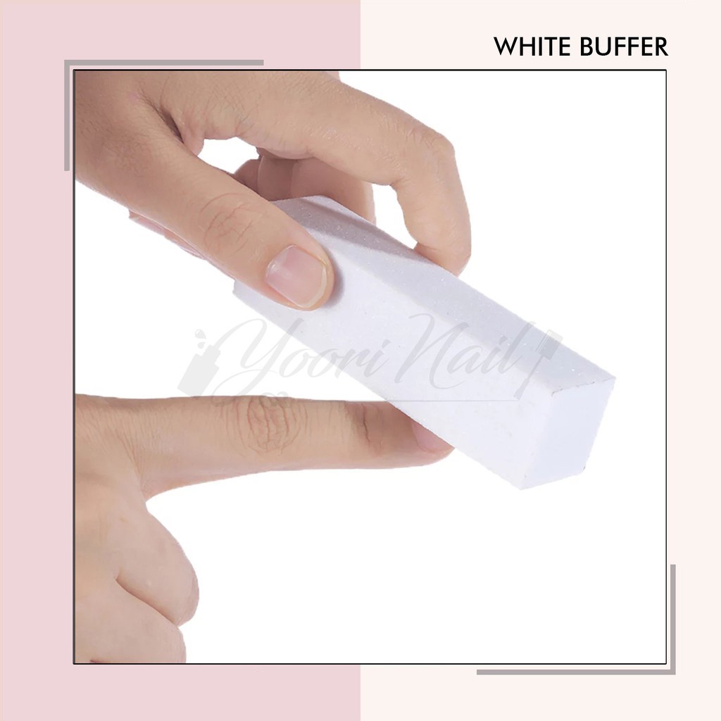 White buffer sanding bufer buffer nail art gel buffer kasar