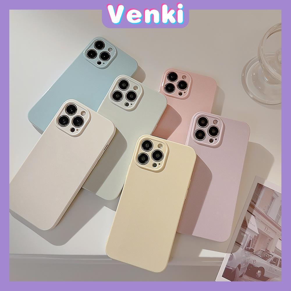 VENKI - For iPhone 14 Pro Max iPhone Case TPU Film TPU Candy Color Series Soft Case Compatible with iPhone 13 Pro max 12 Pro Max 11 xr xs max 7Plus 8Plus