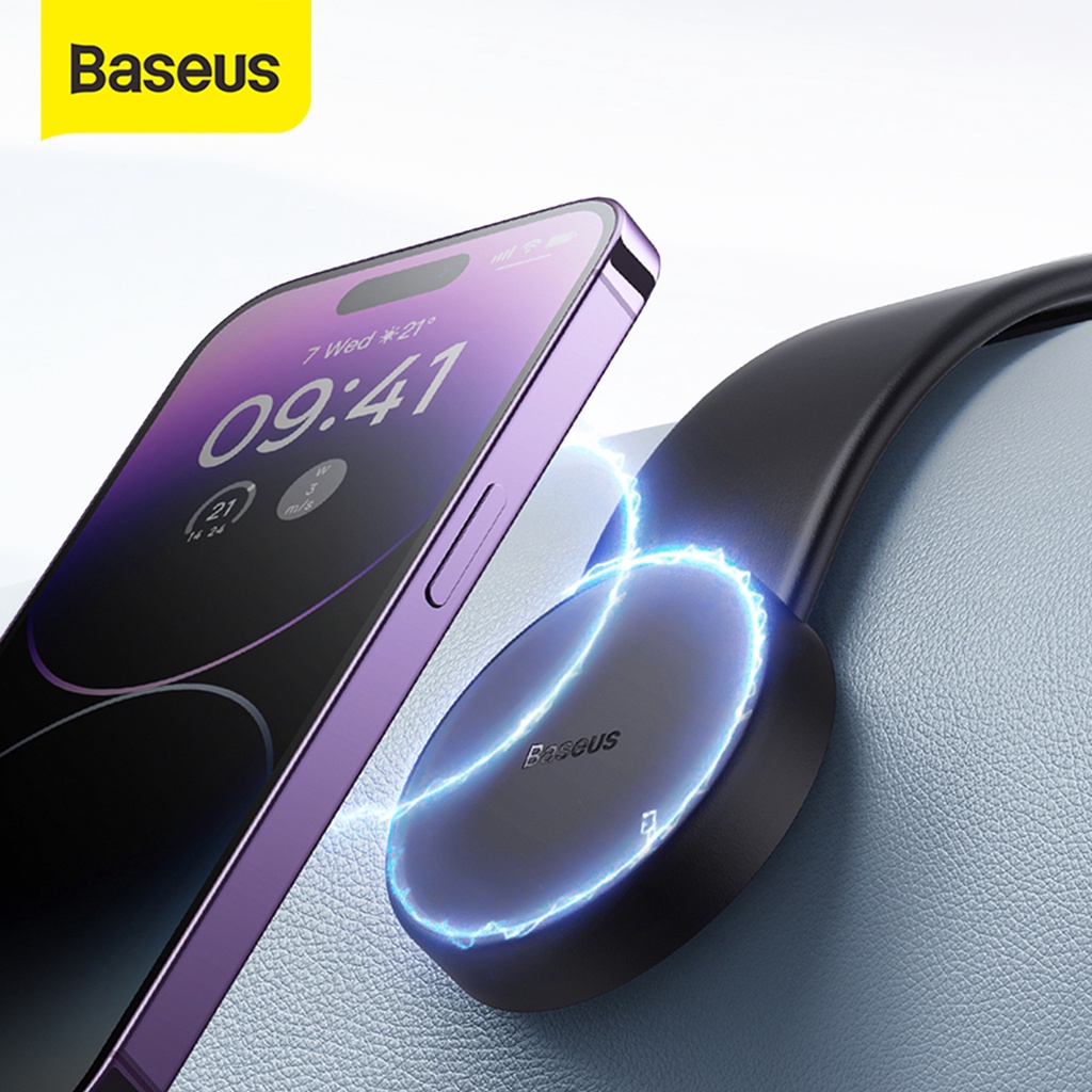 Baseus C02 Magnetic Foldable Car Mount Phone Holder Dudukan HP Universal
