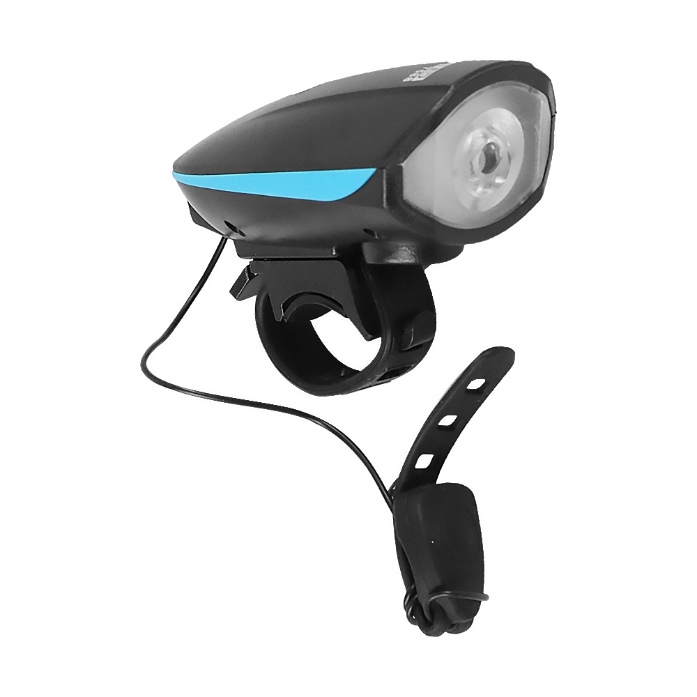 TaffLED Lampu Depan Sepeda Klakson LED Cree XPG 1200 mAh 250 Lumens - 7588 - Black
