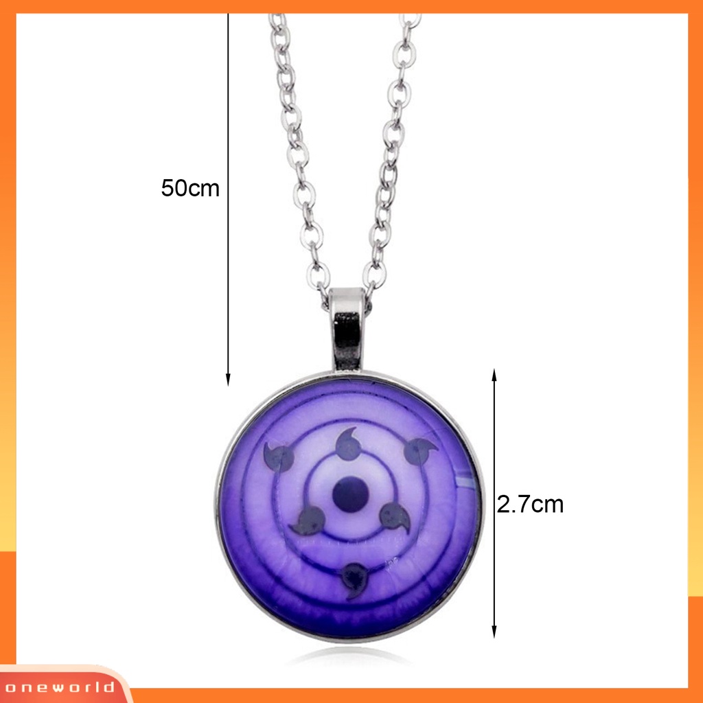 [EONE] Charm Kalung Anime Peripheral Pola Unik Bentuk Bulat Geometris Dengan Liontin Menghias Menawan Aksesoris Anime Naruto Liontin Kalung Untuk Penggemar Anime