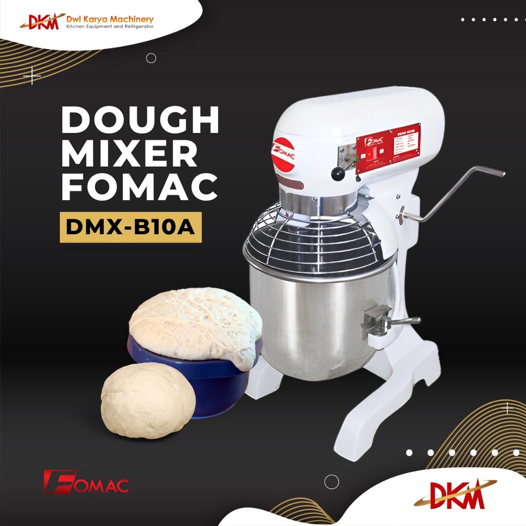 Planetary Mixer Fomac B-10/Dough Mixer DMX-B10A FOMAC/Mixer Adonan Roti 10 liter DMX B10A