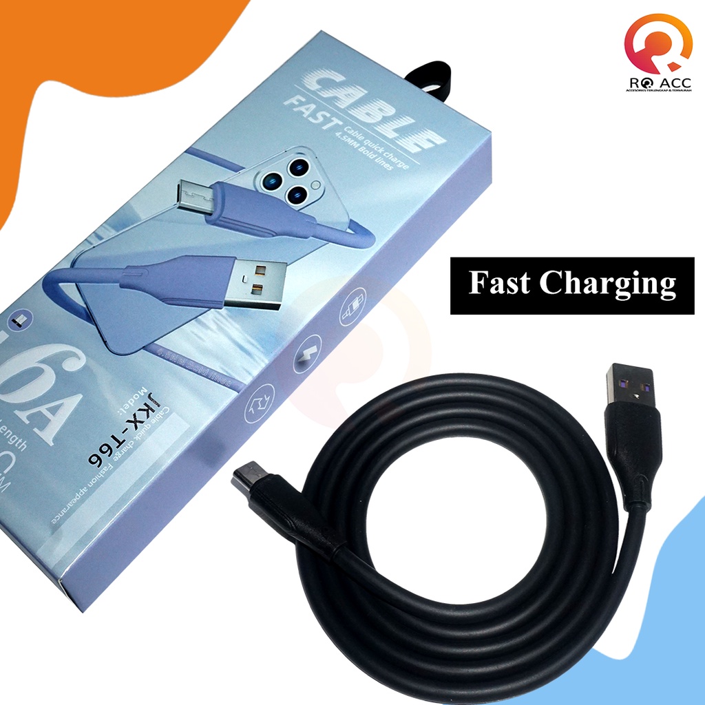 [RO ACC] NVN-JKXT66 KABEL DATA CHARGER FAST CHARGING 6A MICRO USB / TYPE C