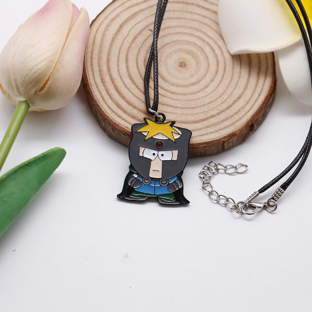 South Park Kalung Aksesori Stan Kyle Kenny Cartman Pendant Necklace Untuk Wanita Pria Perhiasan