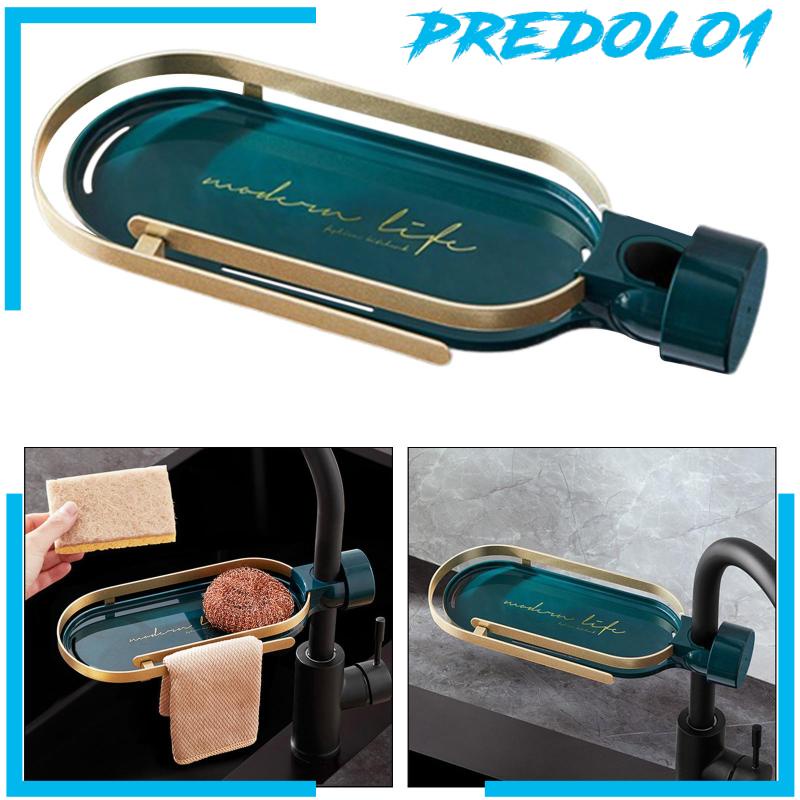 [Predolo1] Faucet Drain Rack Kitchen Tempat Spons Kran Untuk Laundry Room Kitchen