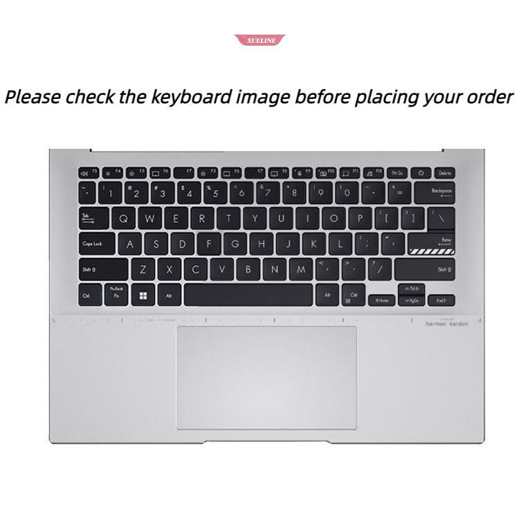 Untuk ASUS 14 Pro K3402 M1402IA-EB047W 14inch Tahan Air Silikon Laptop Keyboard Cover Pelindung Kulit [ZXL]