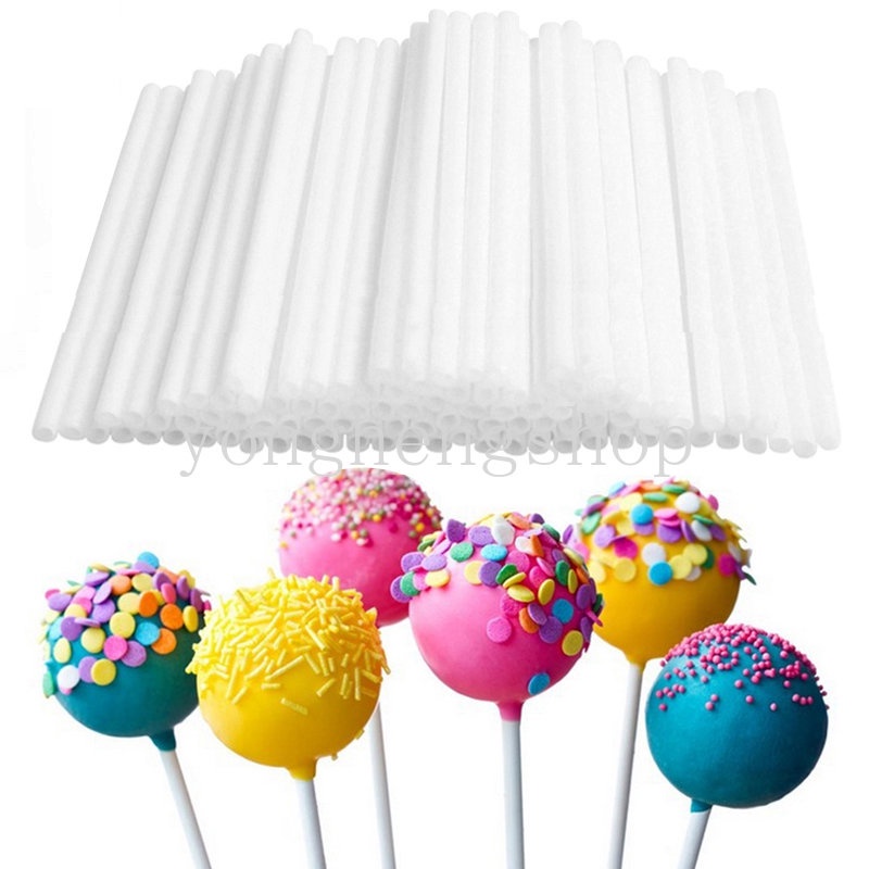 50 Pcs/set 15 cm Lollipop Stick Homemade DIY Permen Coklat Kertas Stik Pasokan Pesta Baking Kue Alat Aksesoris Dapur