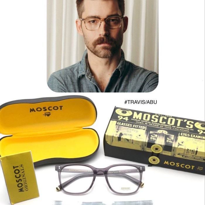 Paket Bluecromic Drive Photochromic Blue Ray Kacamata Moscot Travis Original Series