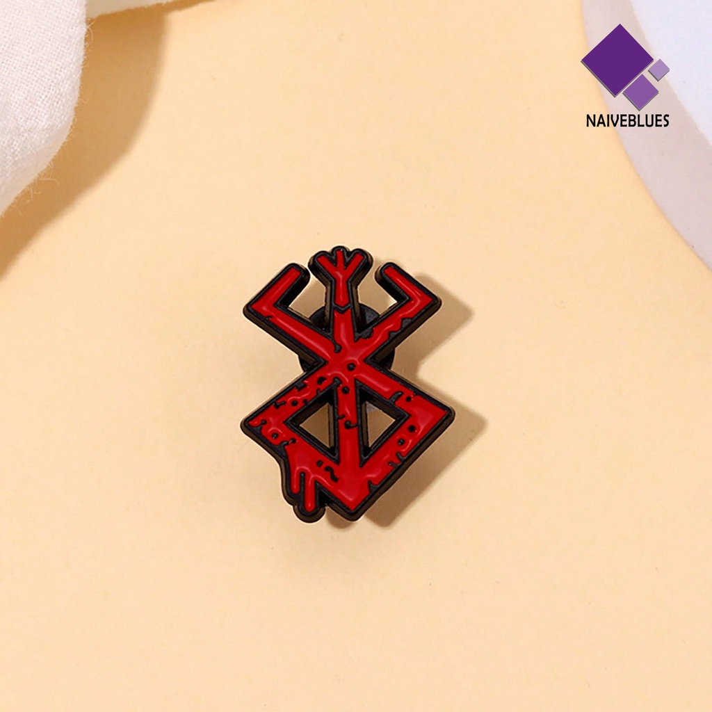 &lt; Naiveblues &gt; Pin Bros Elektroplating Lucu Motif Anime Enamel Aksesoris Perhiasan