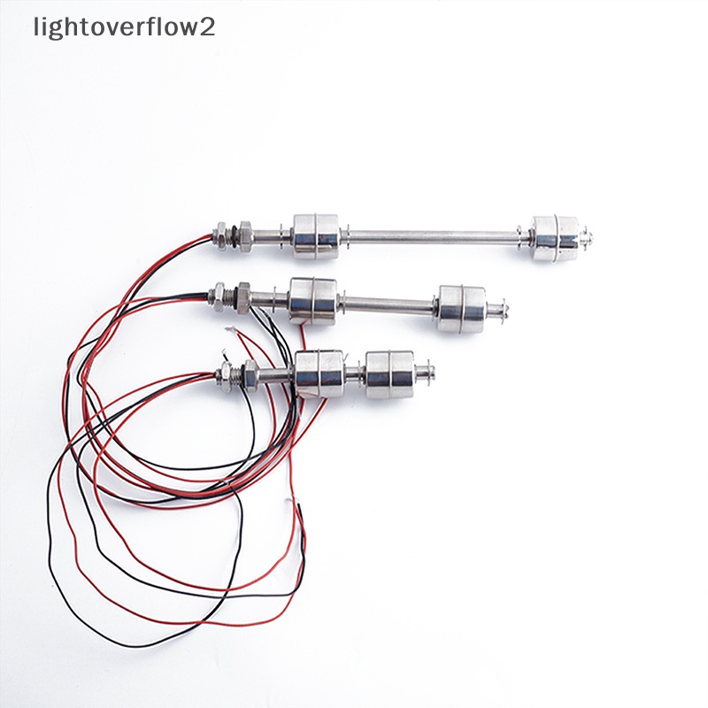 [lightoverflow2] Saklar Pelampung Bola Ganda Stainless Steel Sensor Aliran Level Air Cair [ID]