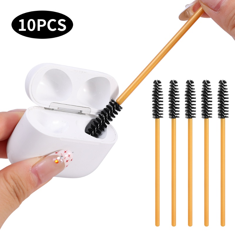 3/10pcs Sikat Pembersih Speaker Earphone Telepon Portabel/Reusable Ramah Lingkungan Plastik Celah Kecil Bersih Sikat Rambut Lembut