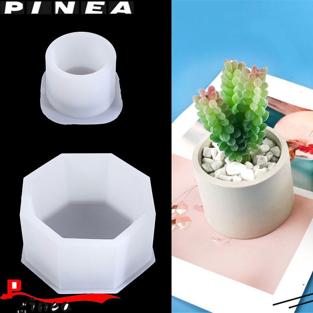 Cetakan Tray Resin Kristal Nanas Dekorasi Rumah Alat Membuat Perhiasan Casting Pot Bunga Succulent Flower Pot