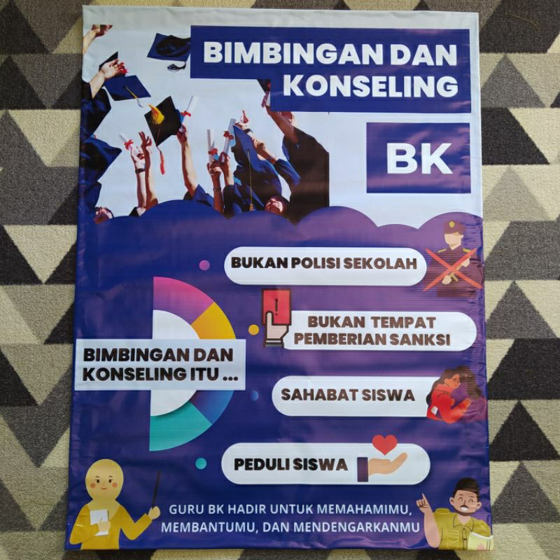 media BK Poster Bimbingan dan Konseling. sekolah SMP SMA SMK.