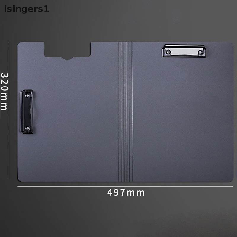 [lsingers1] A4 File Folder Clipboard Wrig Pad Memo Clip Board Double Clips Organizer Butik