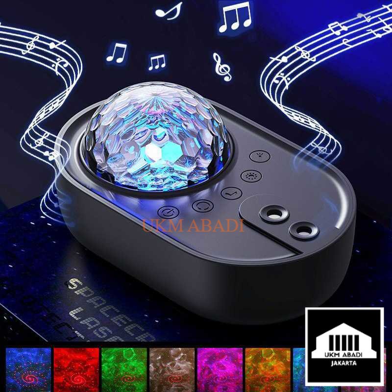 Speaker Lampu Tidur Proyektor Bluetooth Speaker 5V 4.7W Remote K 1069