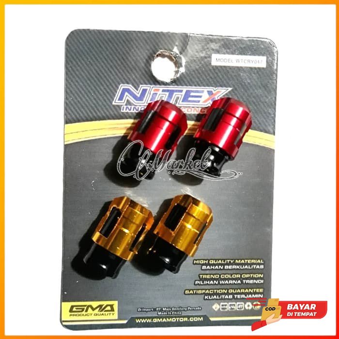 Tutup Pentil Motor Nmax Pcx Aerox Vario Beat Vixion Ninja R15 Mio Xmax Dll