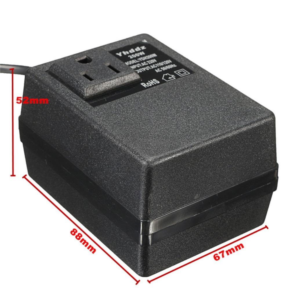 TOP Step Down Voltage Converter Pengaman Trafo Kabel Power 220V /240V Ke 110V /120V