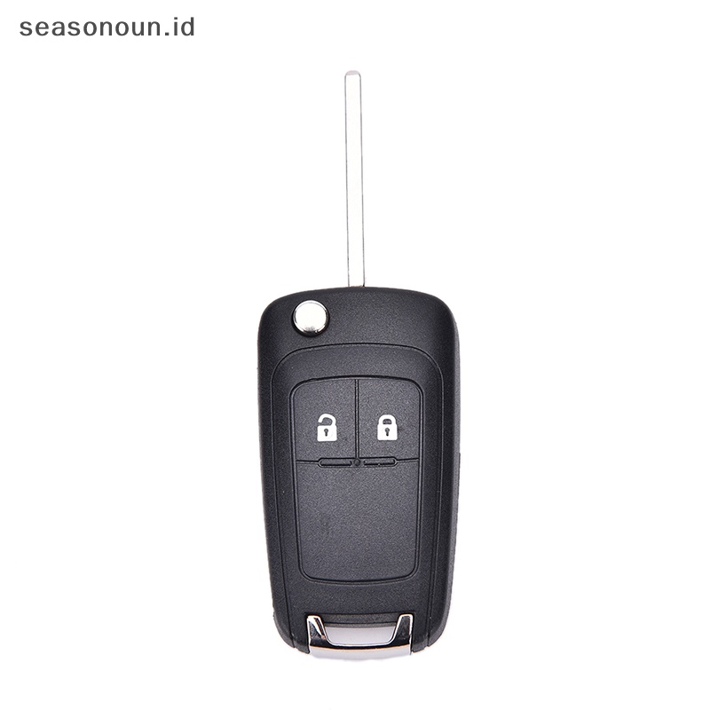 Seasonoun New 2tombol Flip Remote Key Case Shell Untuk Chevrolet Epica LOVA Spark.