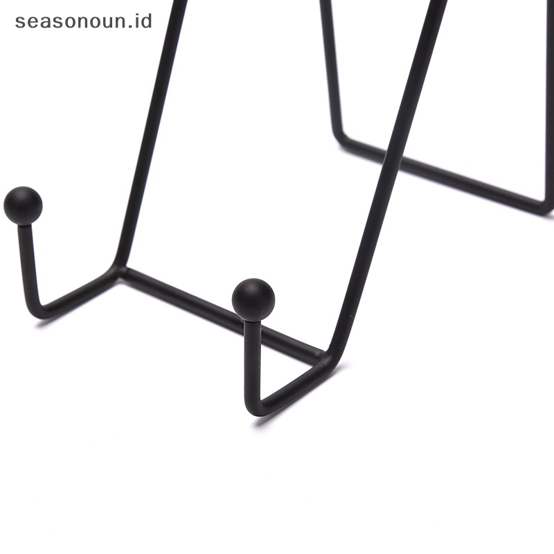 Stand Display Piring Seasonoun Gambar Easel Metal Plate Stand Holder Display.