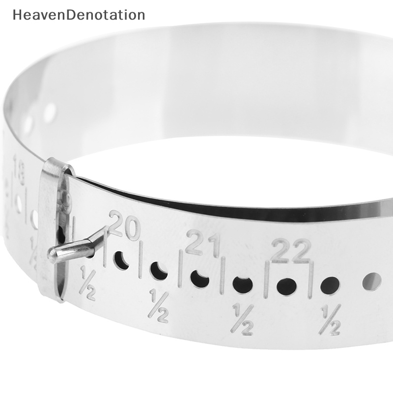 [HeavenDenotation] Stainless Steel Bangle Sizer Gauge Adjustable Gelang Tangan Alat Ukur HDV