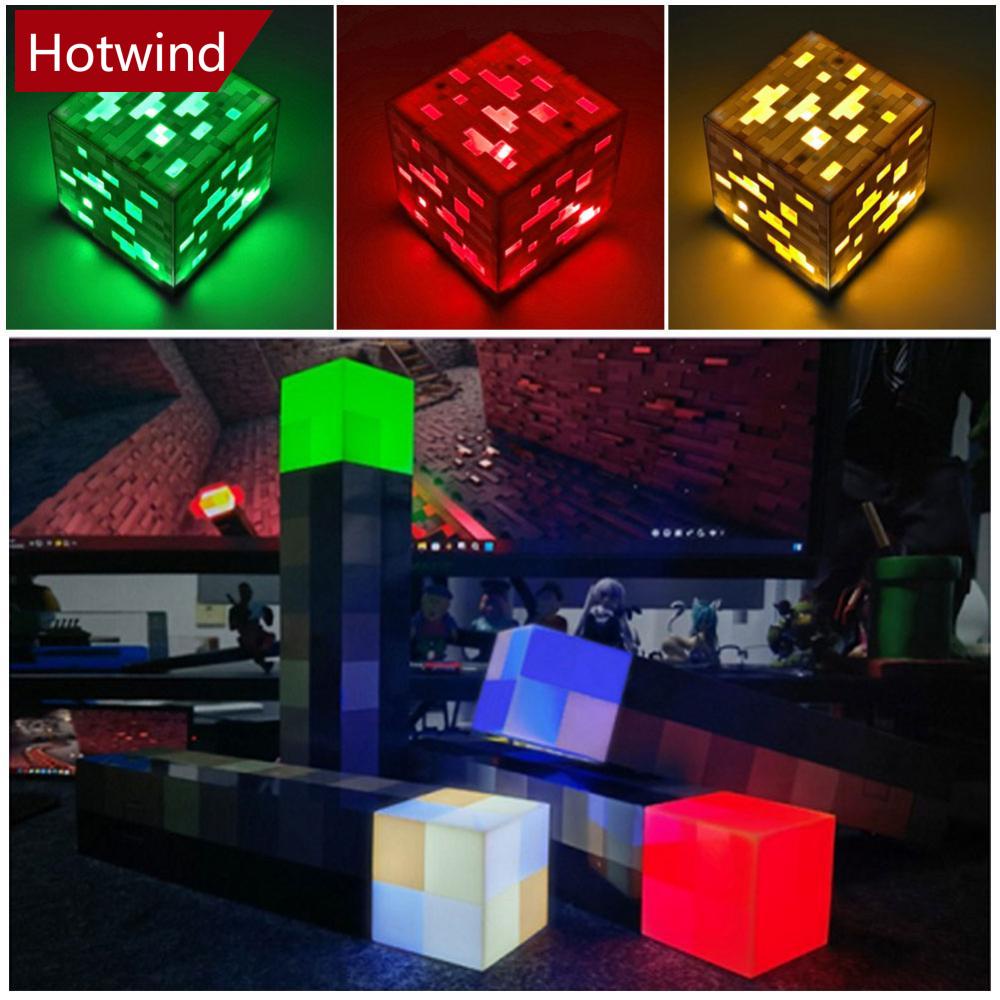 Hotwind 11 Inch Brownstone LED Torch Lampu Malam Dekorasi Kamar Game U