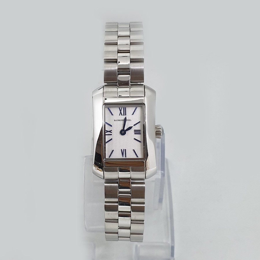 Raymond Daniel RD 239 Silver Index Blue, Jam Tangan Wanita, Original