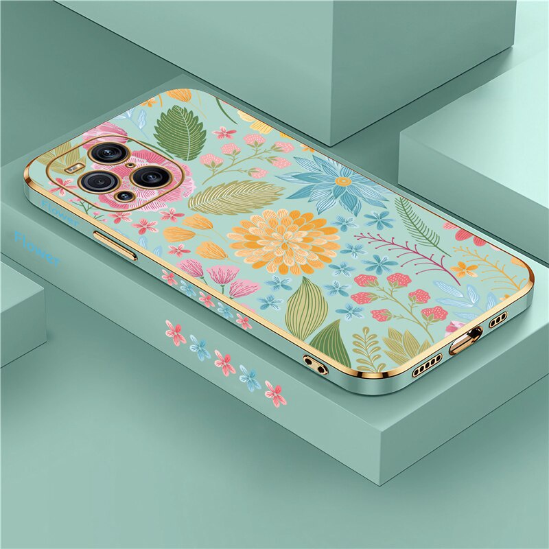 Casing OPPO A93 4G F17 Pro F7 A3 F9 A7X F11 F15 A91 A53 A32 A11S A33 2020 A53S Fashion Bunga Soft Ca